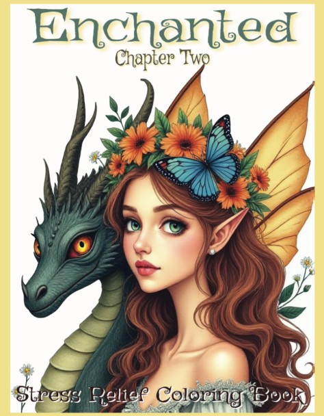 Cover of Enchanted Fairies Coloring Book, Chapter Two