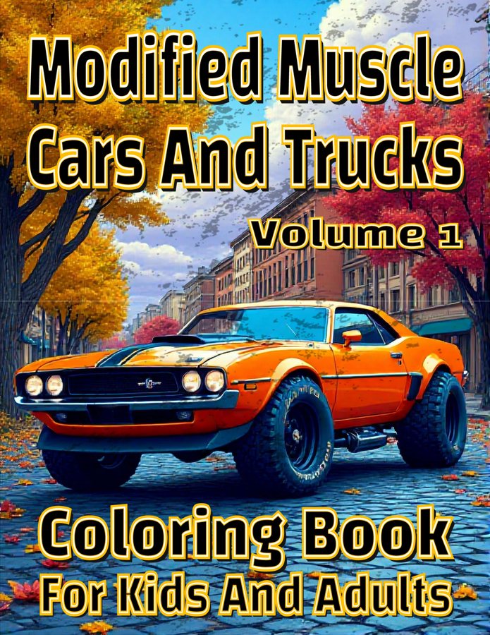 Cover of Modified Cars Coloring Book